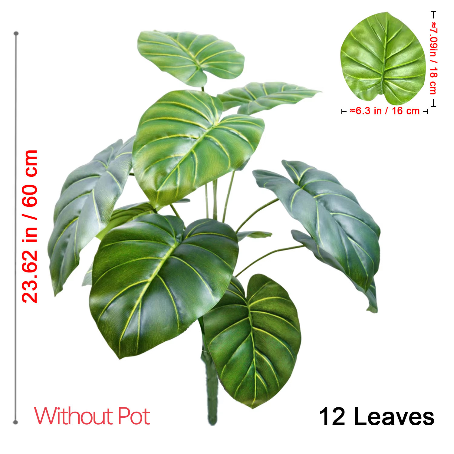 1 Adet 60-105cm Gerçekçi Yapay - Monstera Adansonii incelemesi ve fiyatı